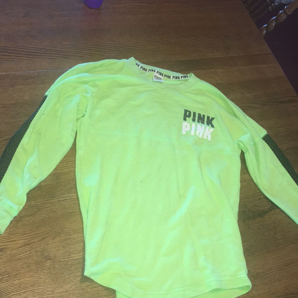 Pink crew neck